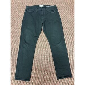 Madewell Athletic Slim CoolMax Stretch Jeans Mens 38x32 Black Everyday Flex Pant